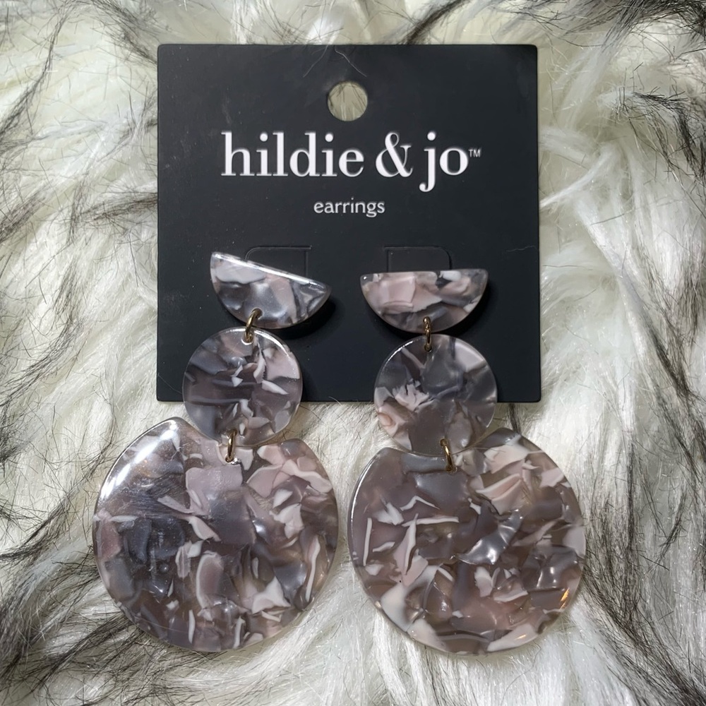 Geo Drop Earrings